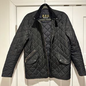 Men’s Barbour quilted jacket Small Black